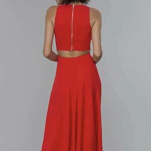 Bohemian Rhapsody Ali & Jay Red Maxi Dress XS NWT Elegant & Flowy